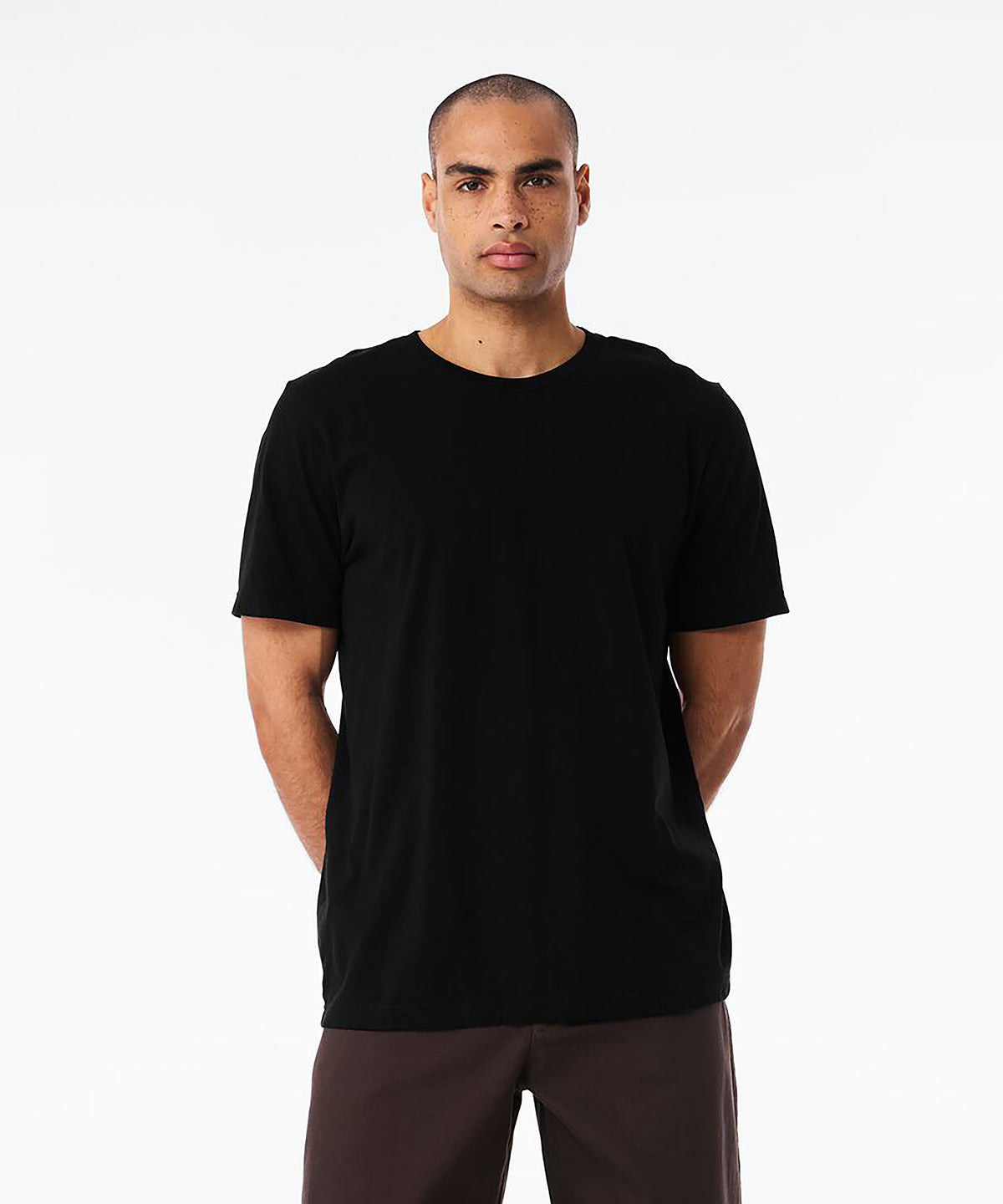 Bella Canvas Unisex Jersey crew neck t-shirt, lifestyle photo