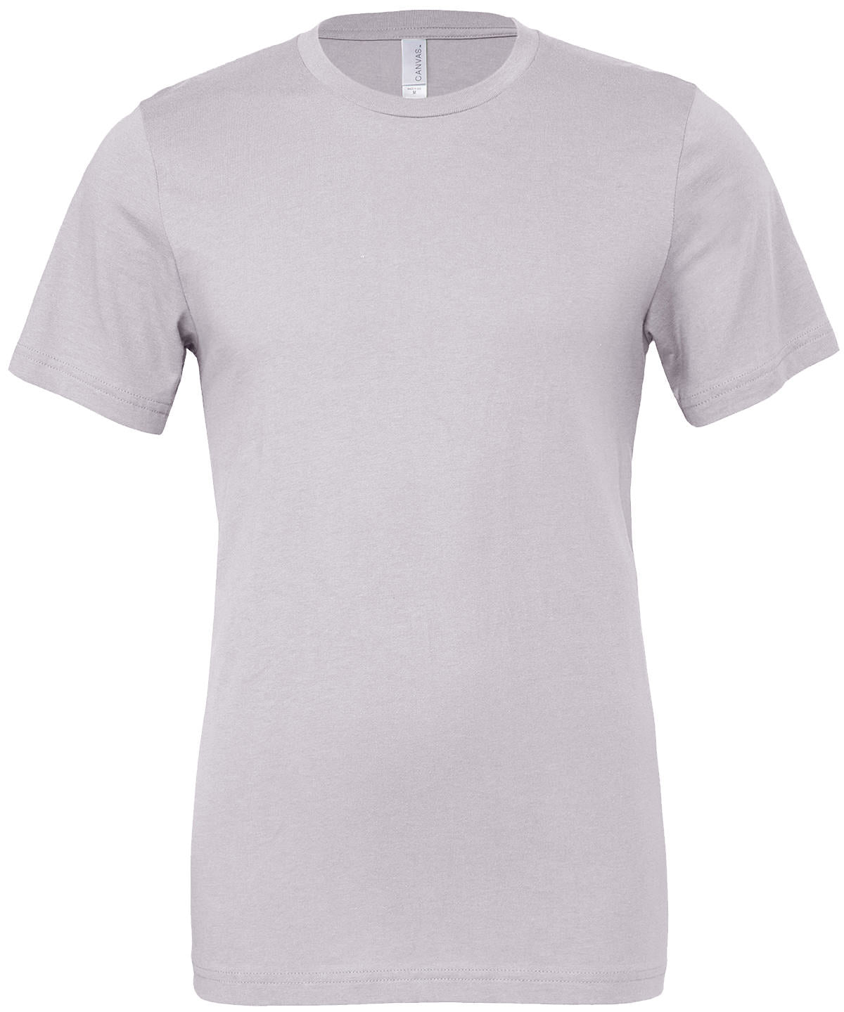 Bella Canvas Unisex Jersey crew neck t-shirt in Lavender Dust, front view