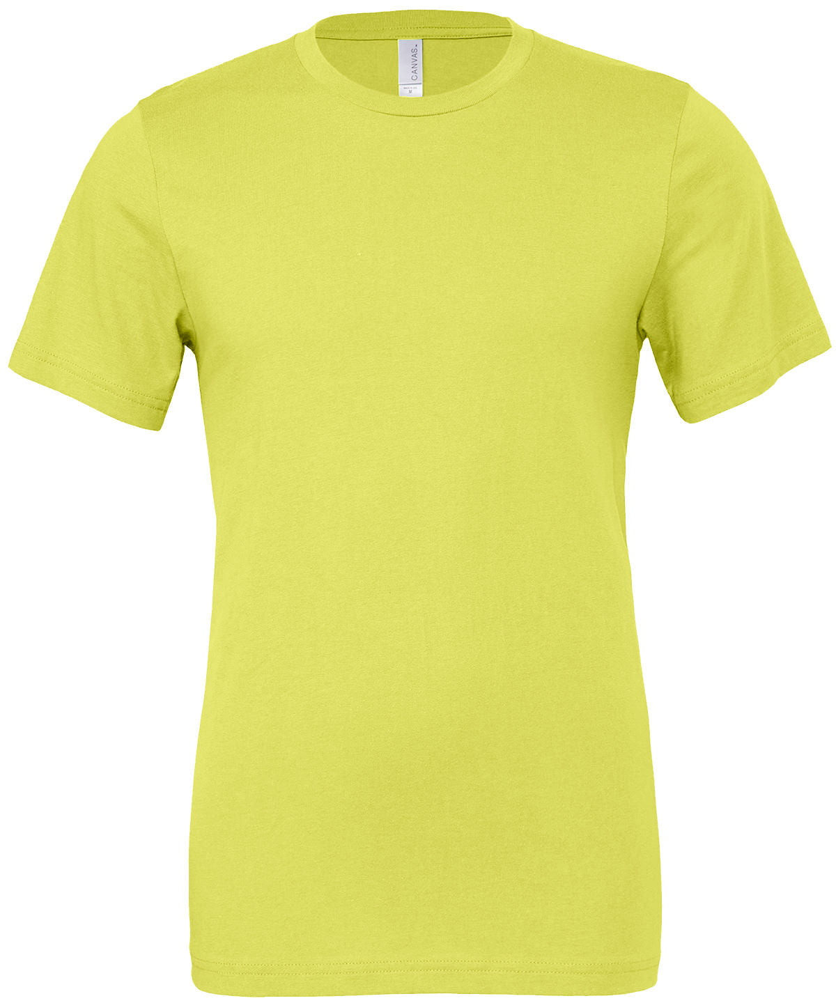 Bella Canvas Unisex Jersey crew neck t-shirt in Strobe, front view