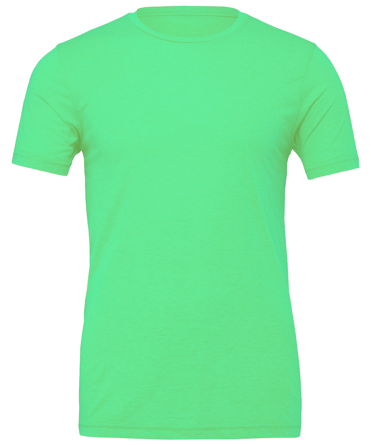 Bella Canvas Unisex Jersey crew neck t-shirt in Synthetic Green, front view