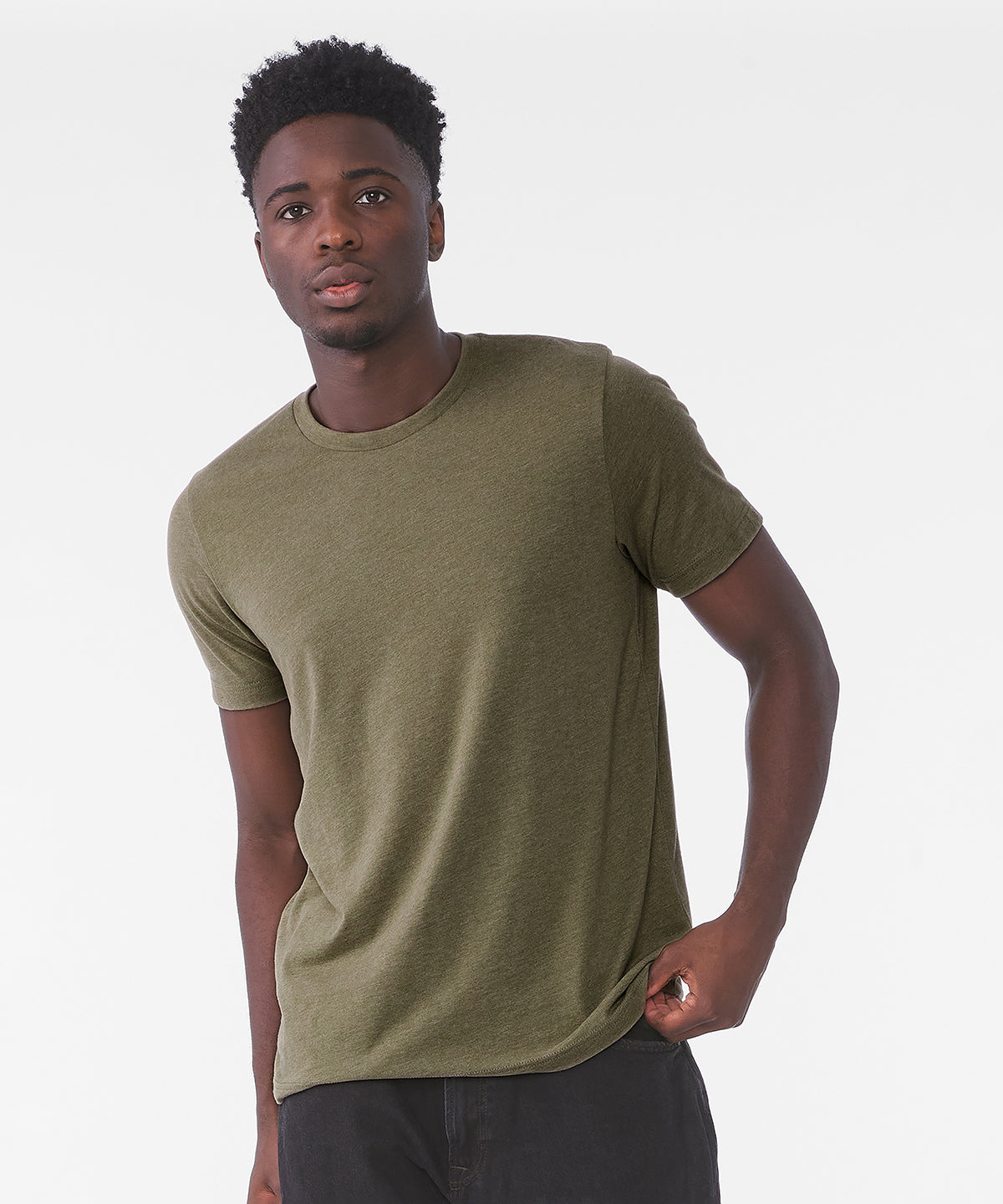 Bella Canvas Unisex sueded tee, lifestyle photo