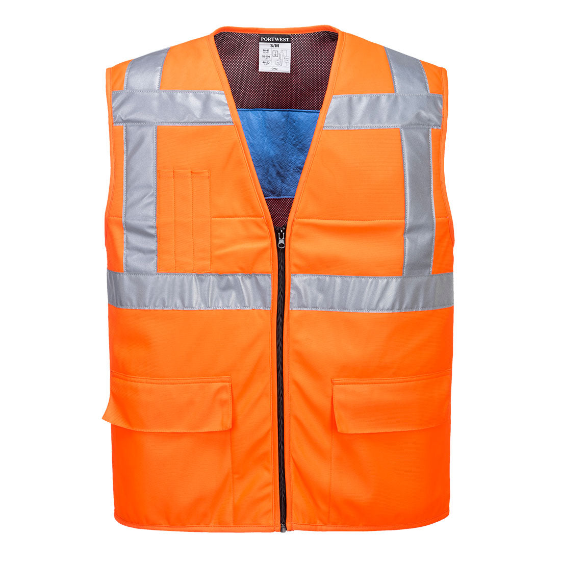 Portwest Hi-Vis Cooling Vest in Orange, main product image