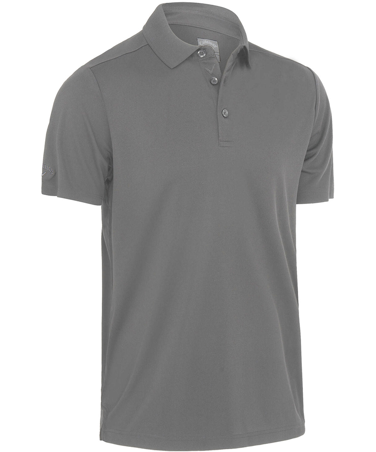 Callaway Tournament polo in Quarry, front view