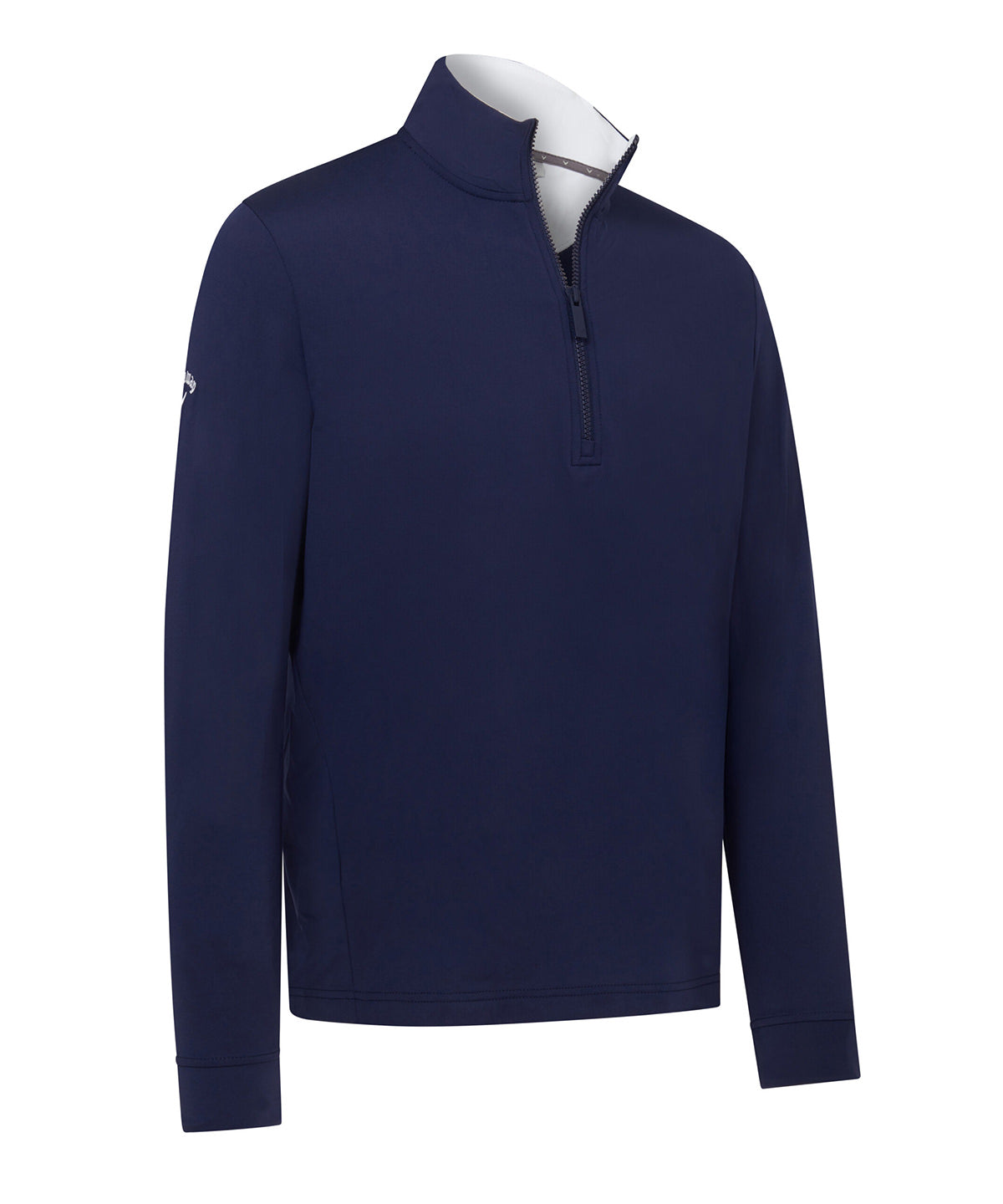 Callaway 1/4-zip pullover in Peacoat, front view