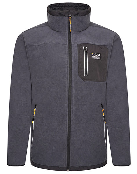 JCB Workwear Trade Fleece Jacket Full Zip, main product image