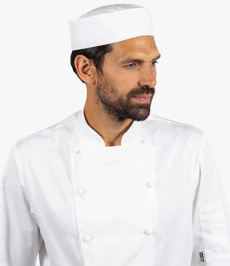Dennys Skull Cap Double Band in White