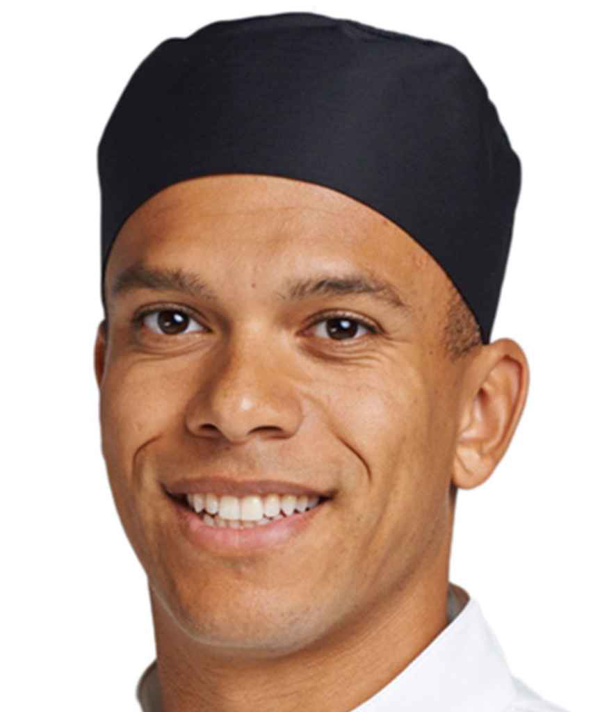 Dennys Budget Skull Cap in Black, front view