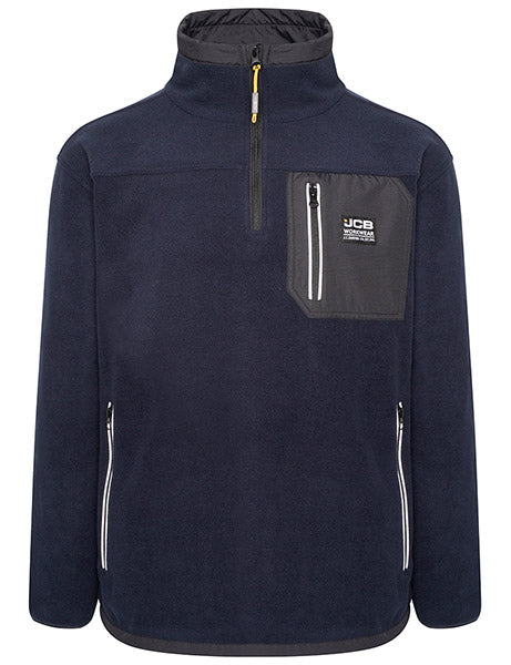 JCB Workwear Trade Heavyweight 1/4 Zip Tech Fleece, main product image