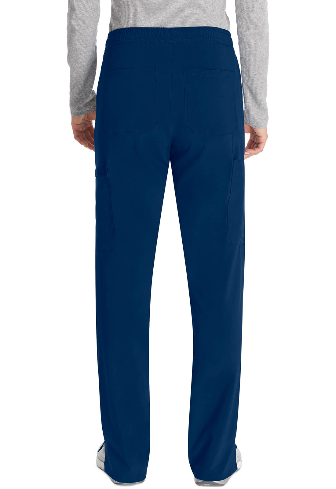 Dickies DKE010 Mid Rise Straight Leg Drawstring Pant - Navy (back)