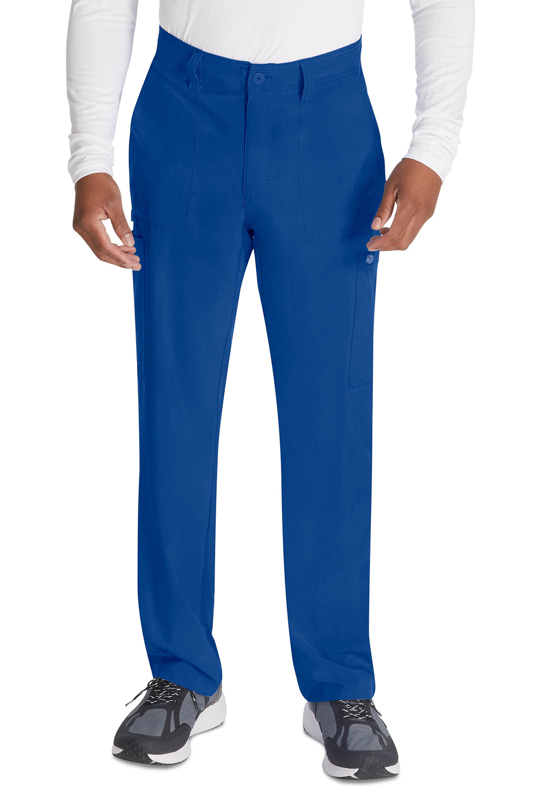 Dickies DKE015 Men's Natural Rise Drawstring Pant - Galaxy Blue (front)