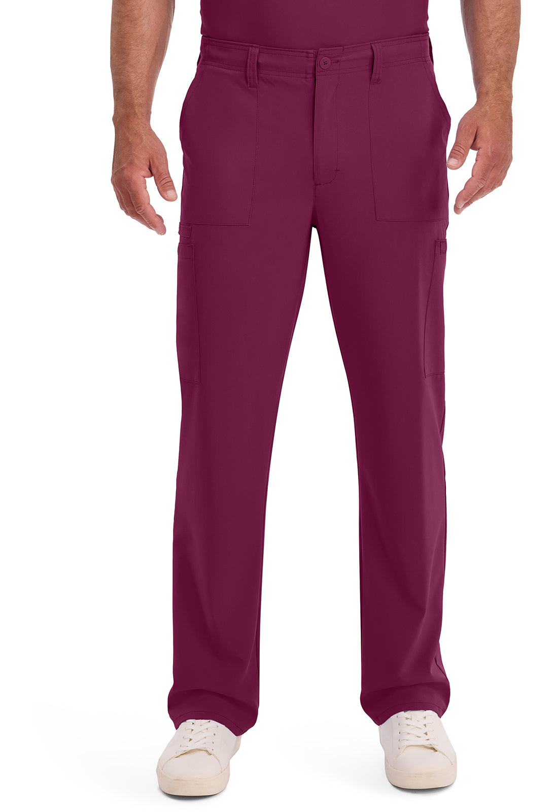 Dickies DKE015 Men's Natural Rise Drawstring Pant - Wine (front)