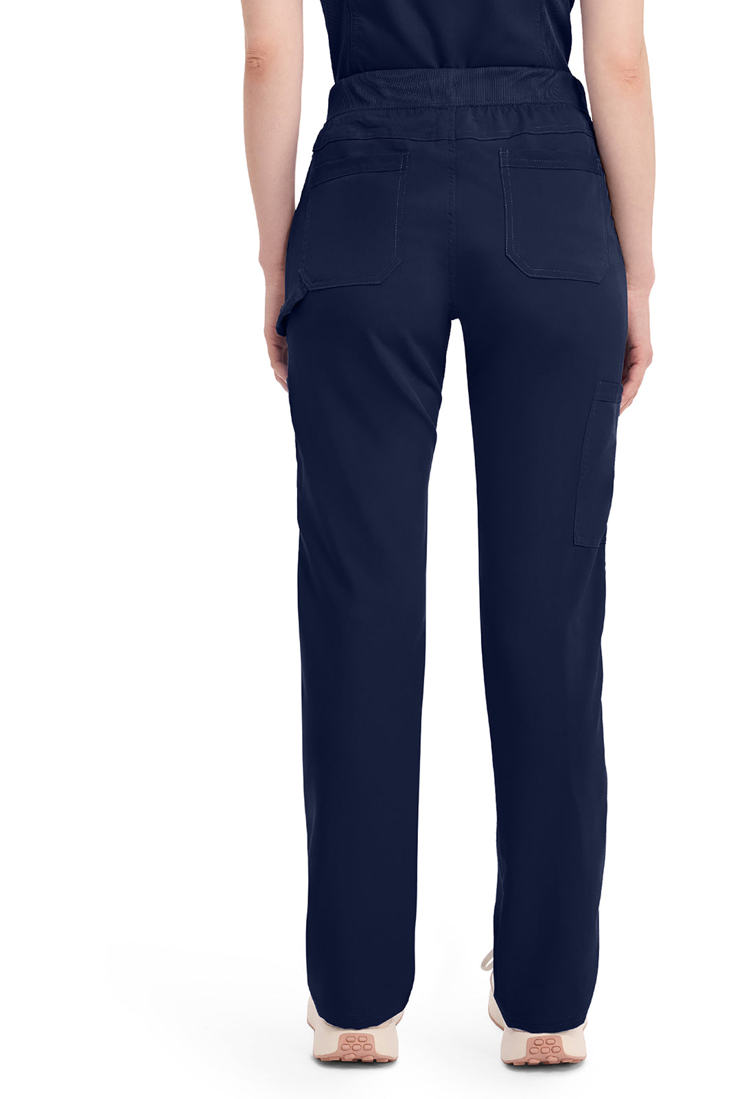 Dickies DKE135 Mid Rise Tapered Leg Pull-on Pant - Navy (back)