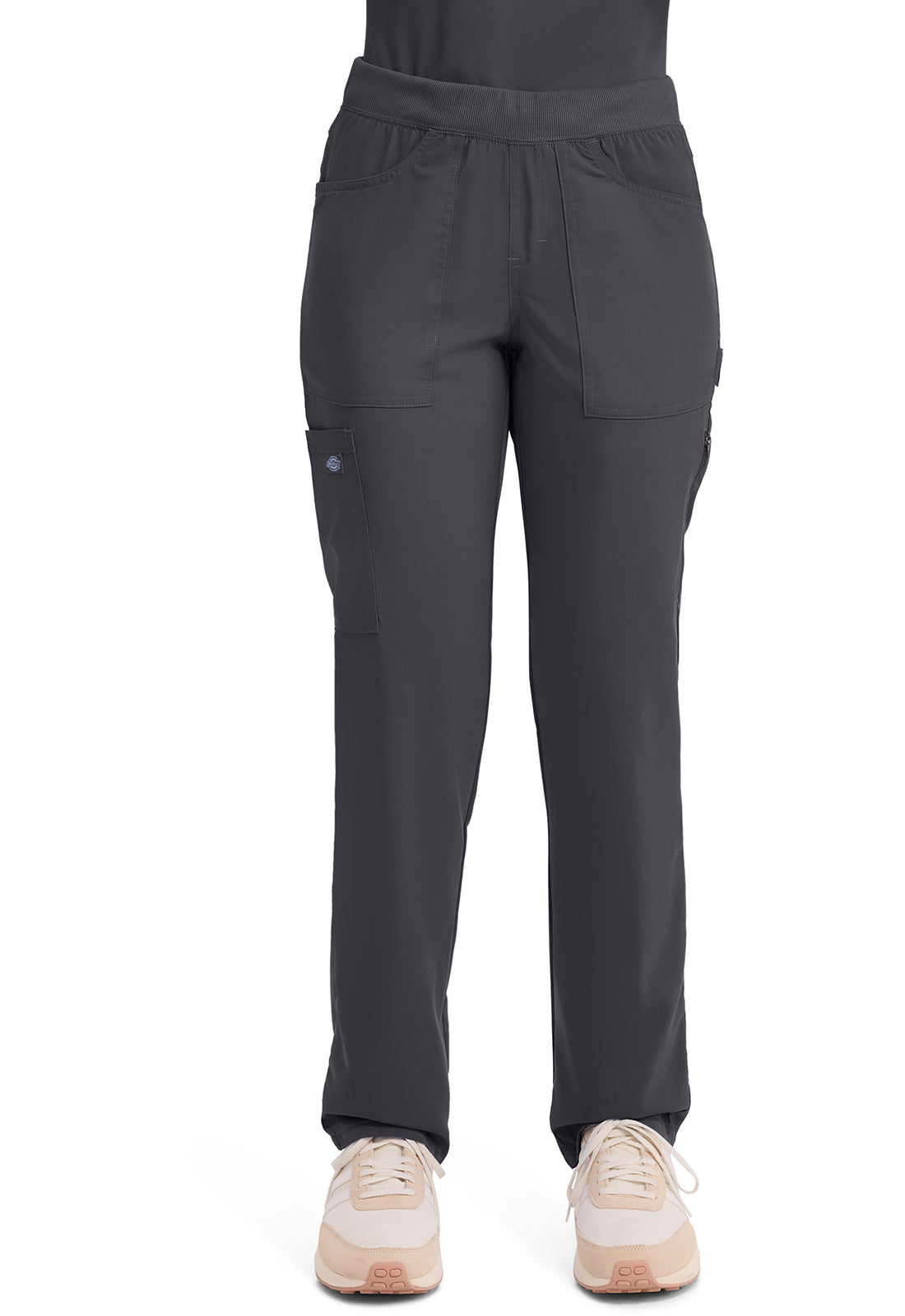 Dickies DKE135 Mid Rise Tapered Leg Pull-on Pant - Pewter (front)