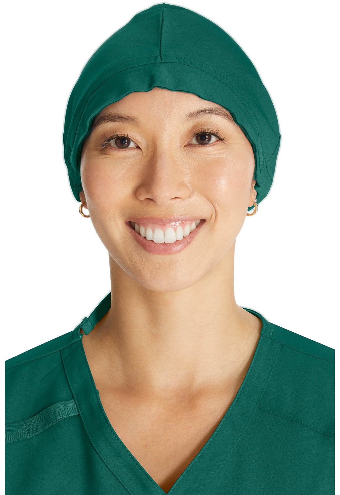 Dickies DKE502 Scrubs Hat - Hunter Green (front)