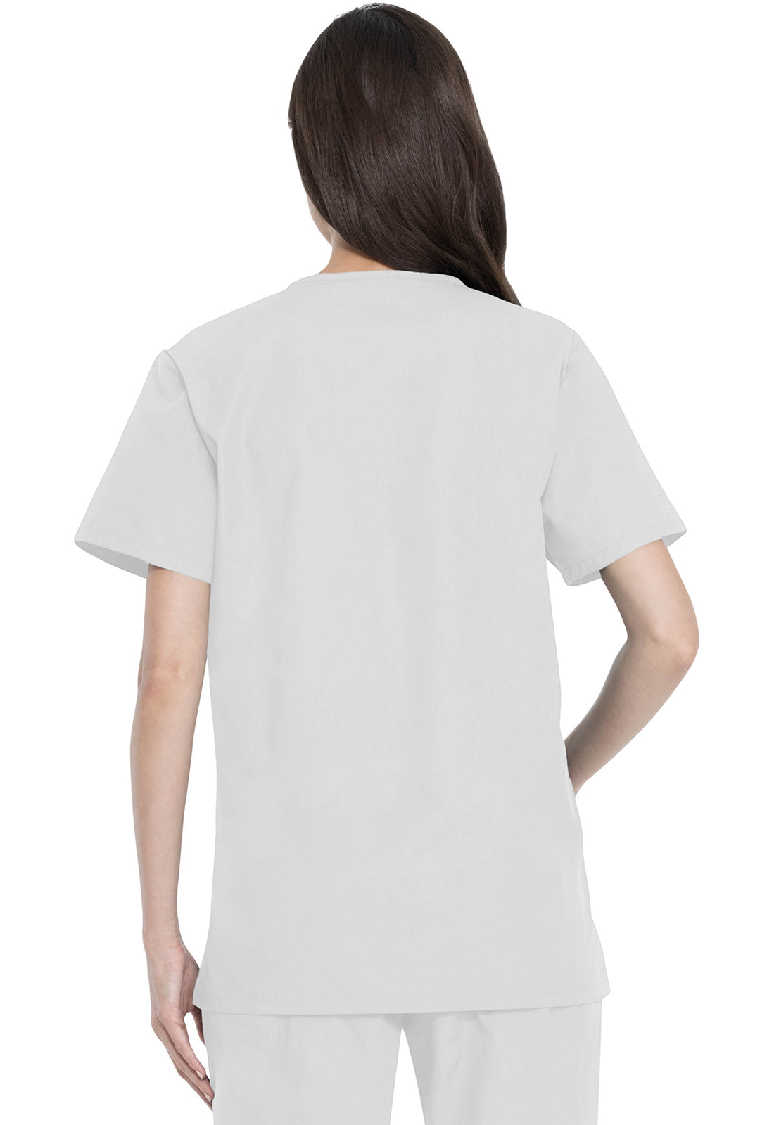 Dickies DKE520C Unisex Top and Pant Set - White (back)