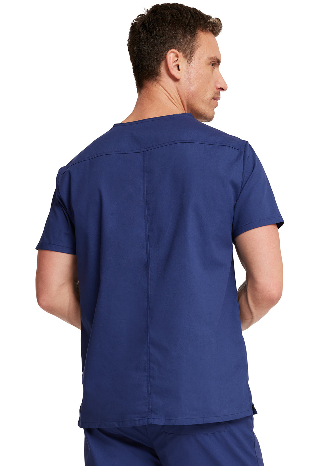 Dickies DKE81906 Men's V-Neck Top - Navy (back)