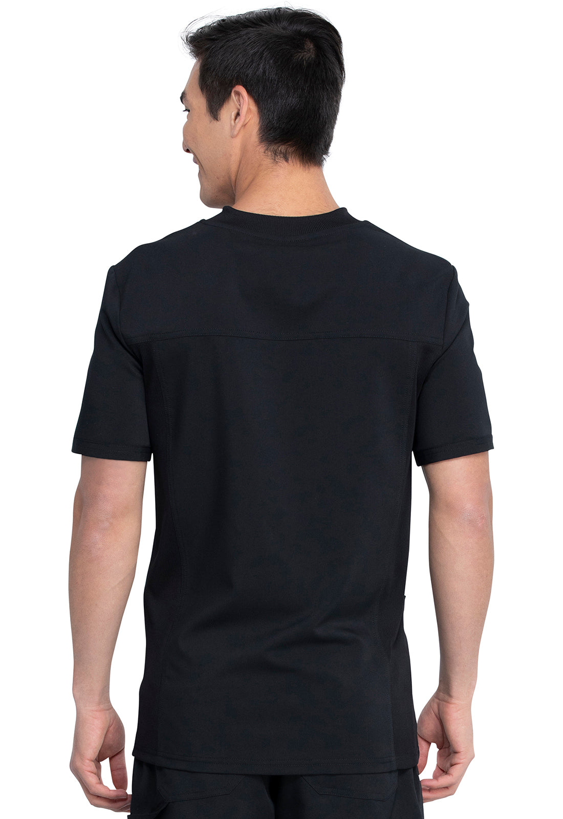 Dickies DKE845 Men's V-Neck Top - Black (back)