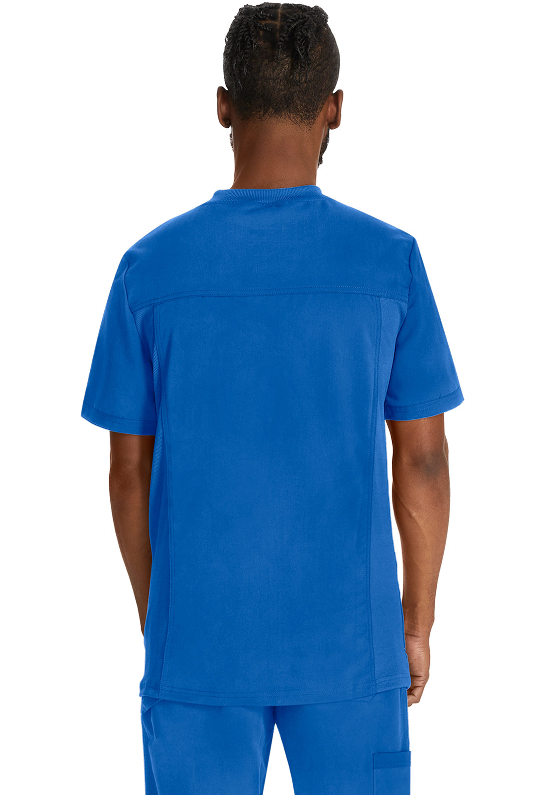 Dickies DKE845 Men's V-Neck Top - Royal (back)