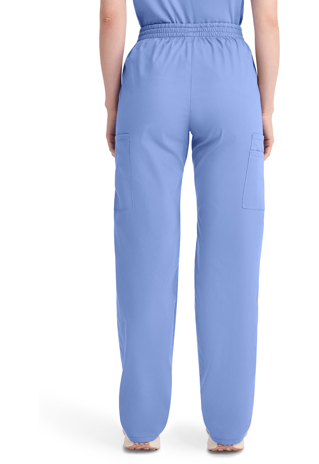 Dickies DKE86106 Natural Rise Tapered Leg Pull-on Pant - Ciel (back)