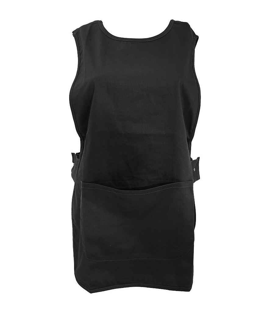 Warrior Pocket Tabard in Black, front view