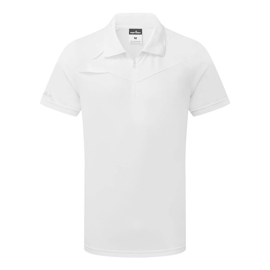 Portwest DX4 Polo Shirt S/S in All White, image 3