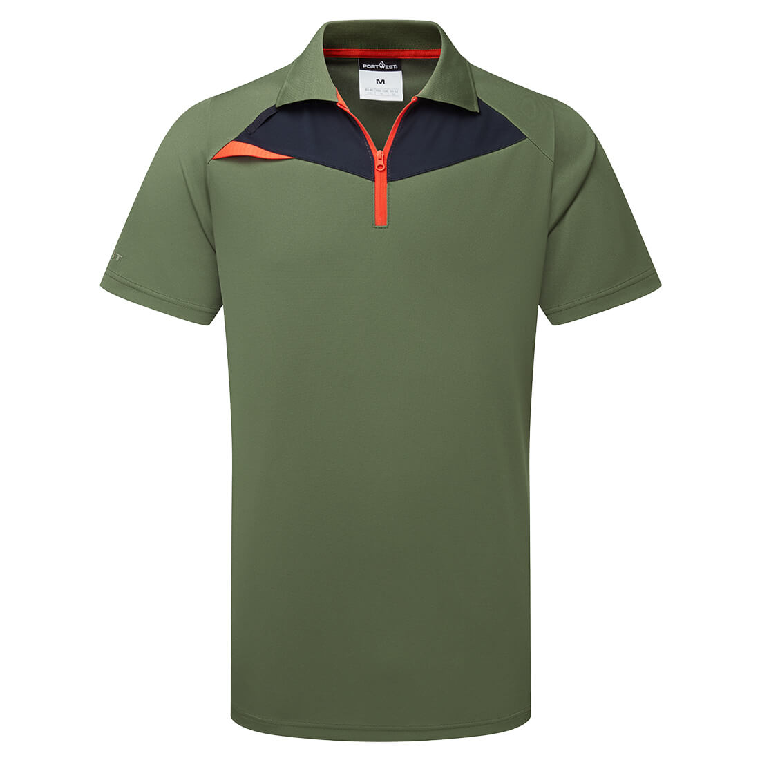 Portwest DX4 Polo Shirt S/S in Moss Green, image 6