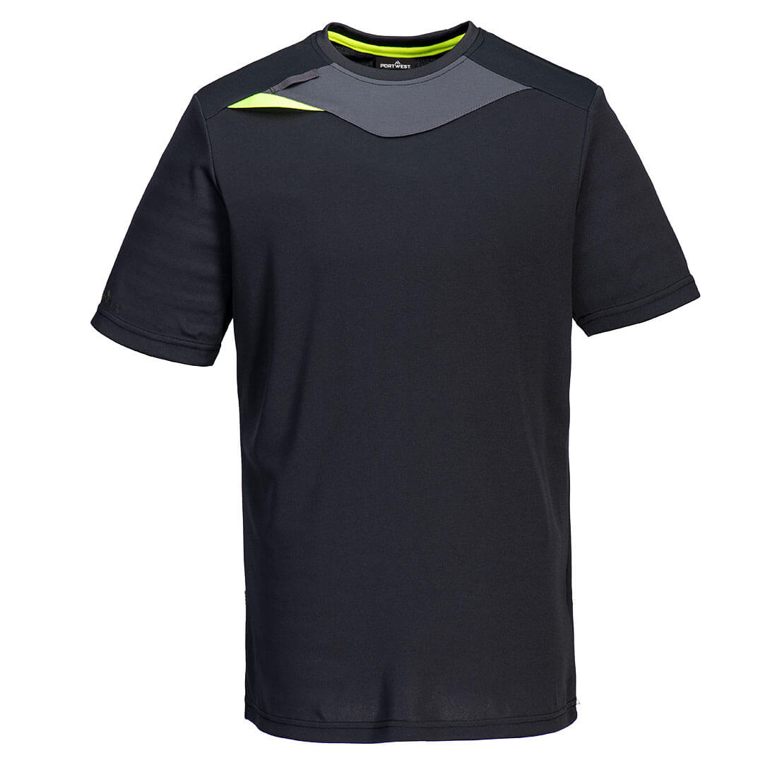 Portwest DX4 T-Shirt S/S in Black, main product image