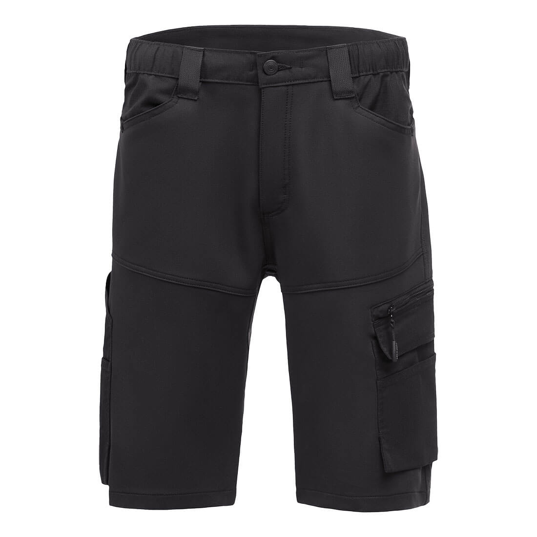 Portwest DX4 Trade Shorts in All Black, main product image