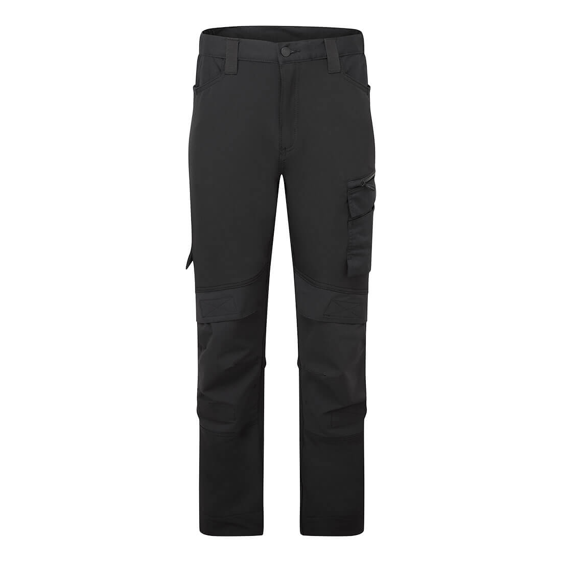 Portwest DX4 Trade Trousers in All Black, main product image