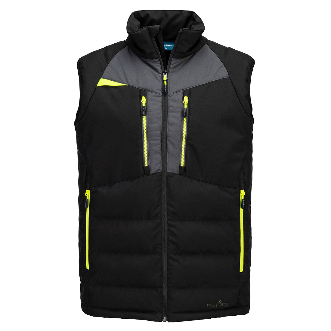 Portwest DX4 Insulated Bodywarmer in Black, main product image