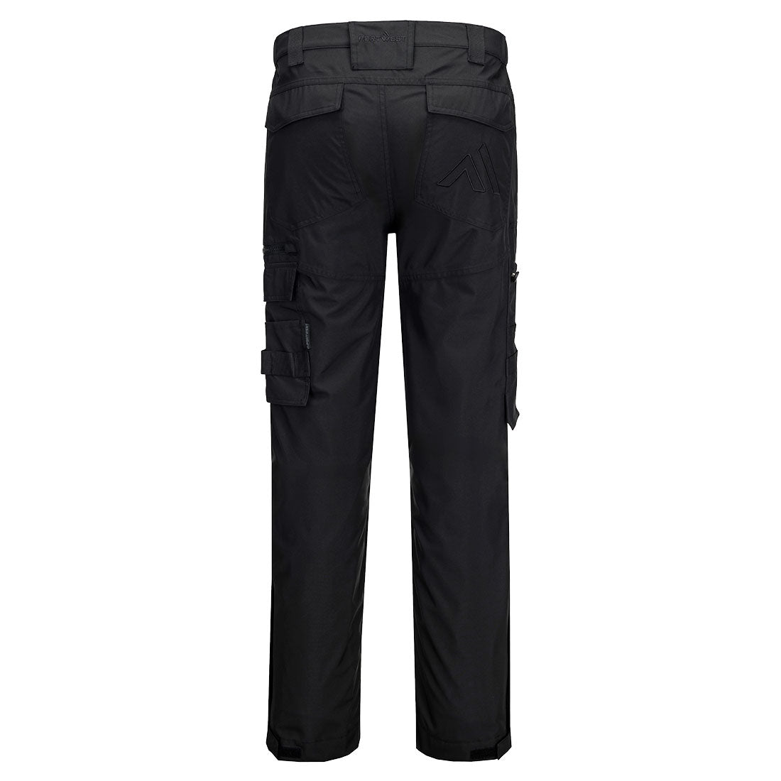 Portwest DX433 DX4 Rain Trousers in Black, back view
