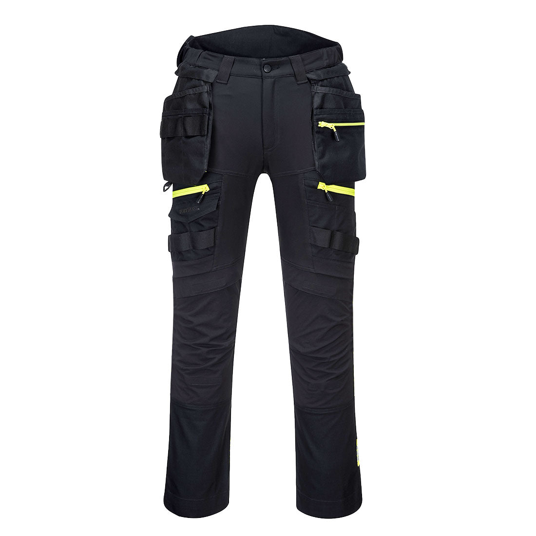 Portwest DX4 Detachable Holster Pocket Trousers in Black Short, image 3