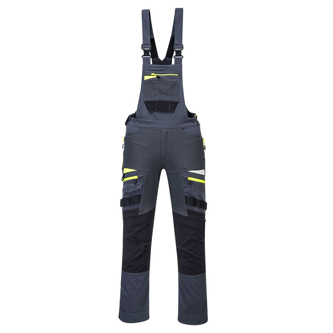 Portwest DX4 Work Bib and Brace in Metal Grey, image 2