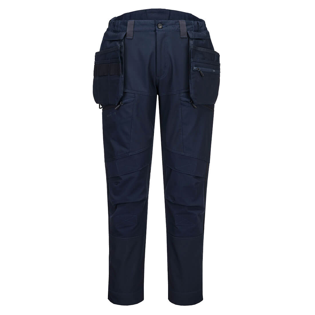 Portwest DX4 Softshell Holster Trousers in All Navy, image 2