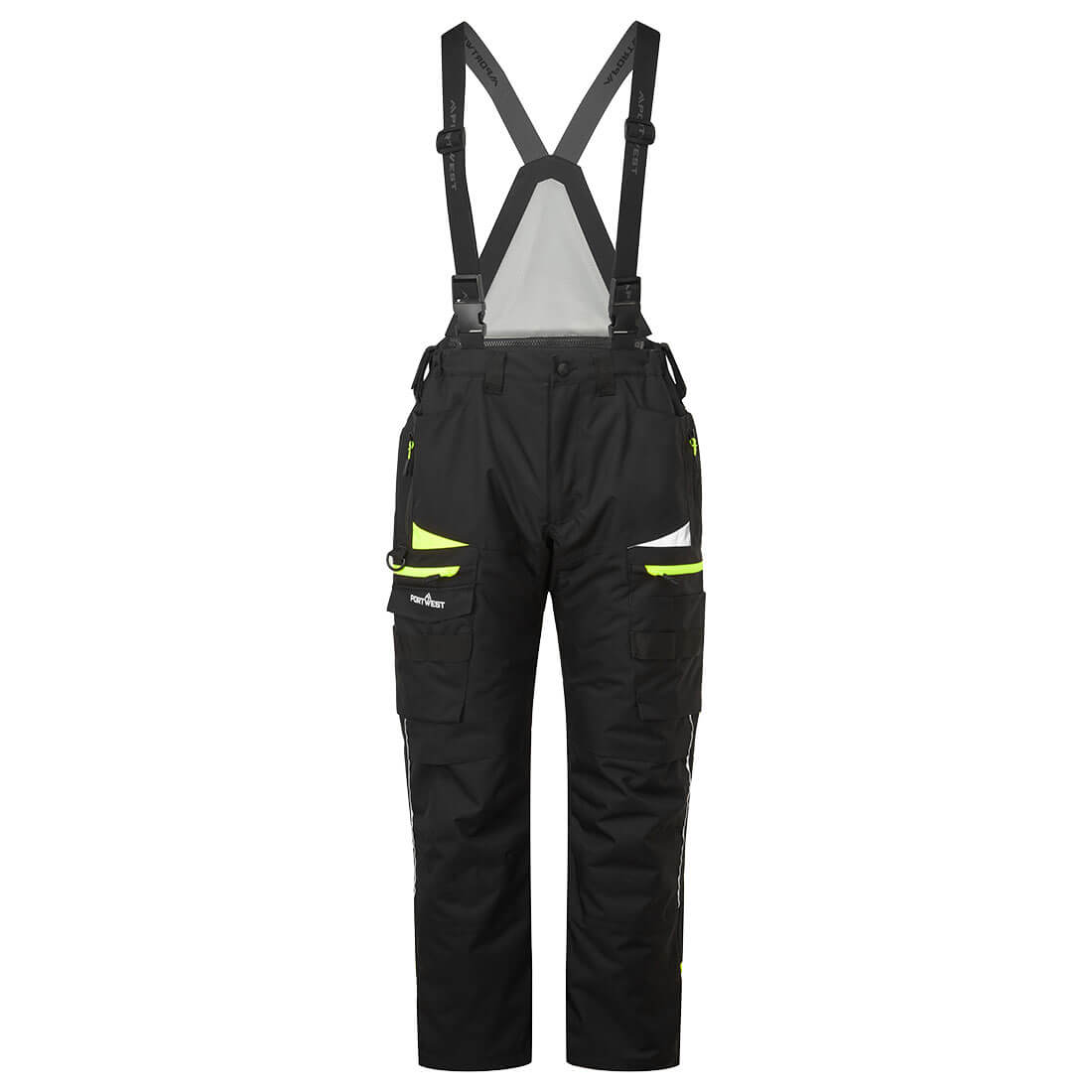 Portwest DX4 Winter Trousers in Black, main product image