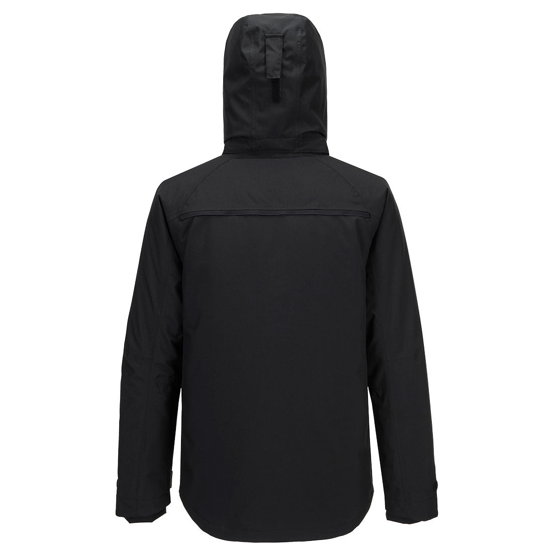 Portwest DX460 DX4 Winter Jacket in All Black, back view