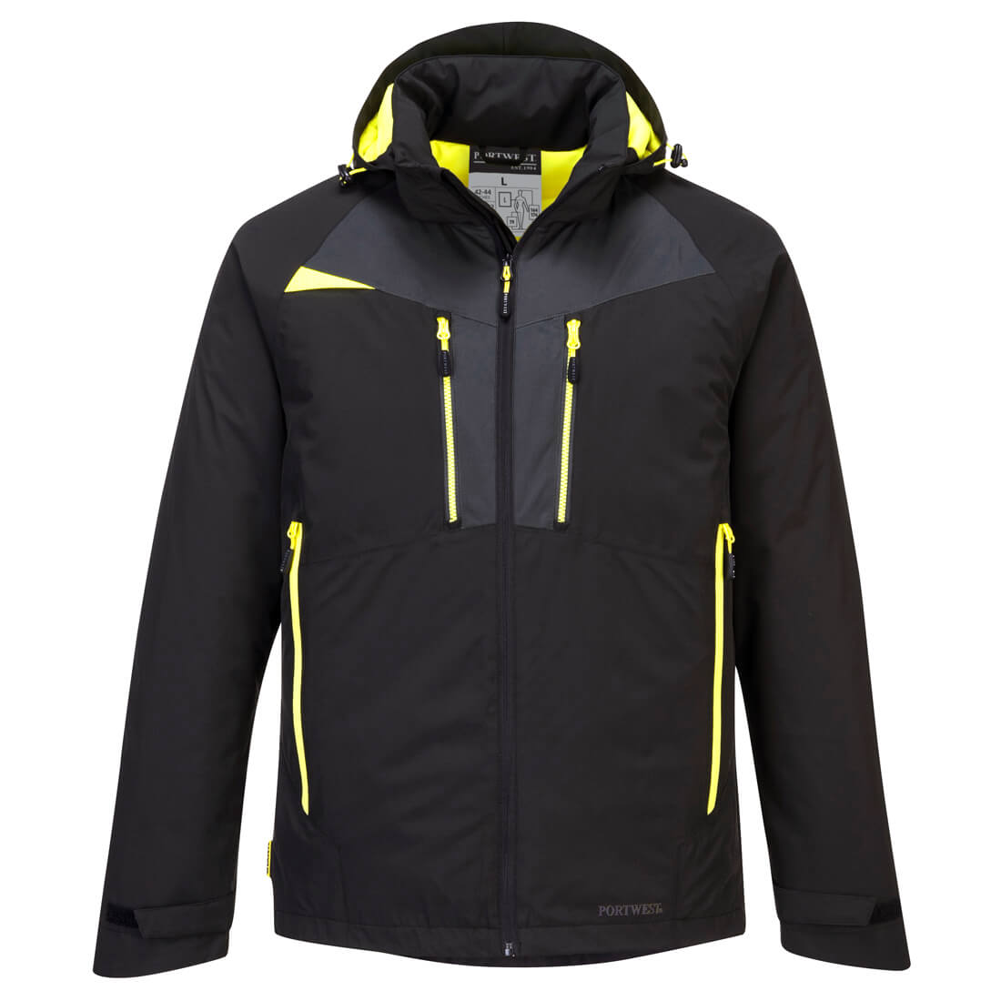Portwest DX4 Winter Jacket in Black, image 2