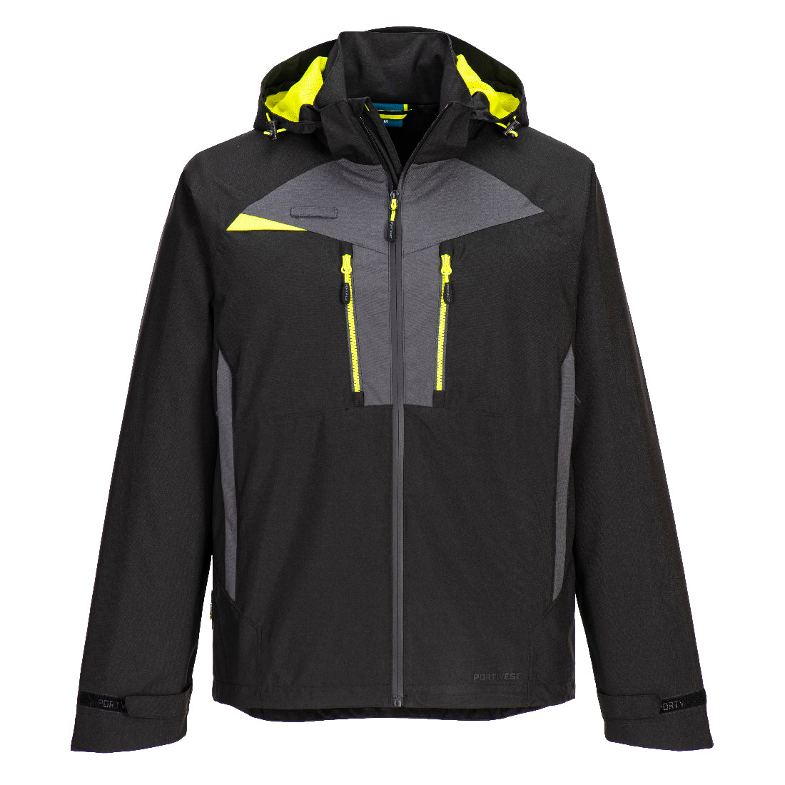 Portwest DX4 Rain Jacket in Black, image 3