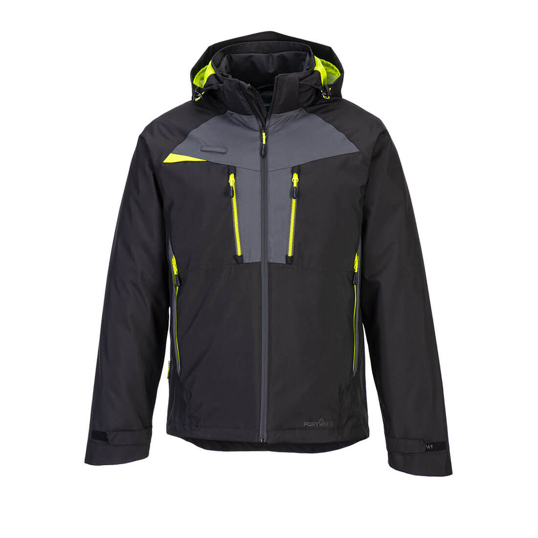 Portwest DX4 3-in-1 Jacket in Black, main product image