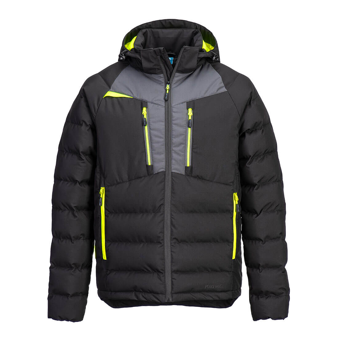Portwest DX4 Insulated Jacket in Black, main product image