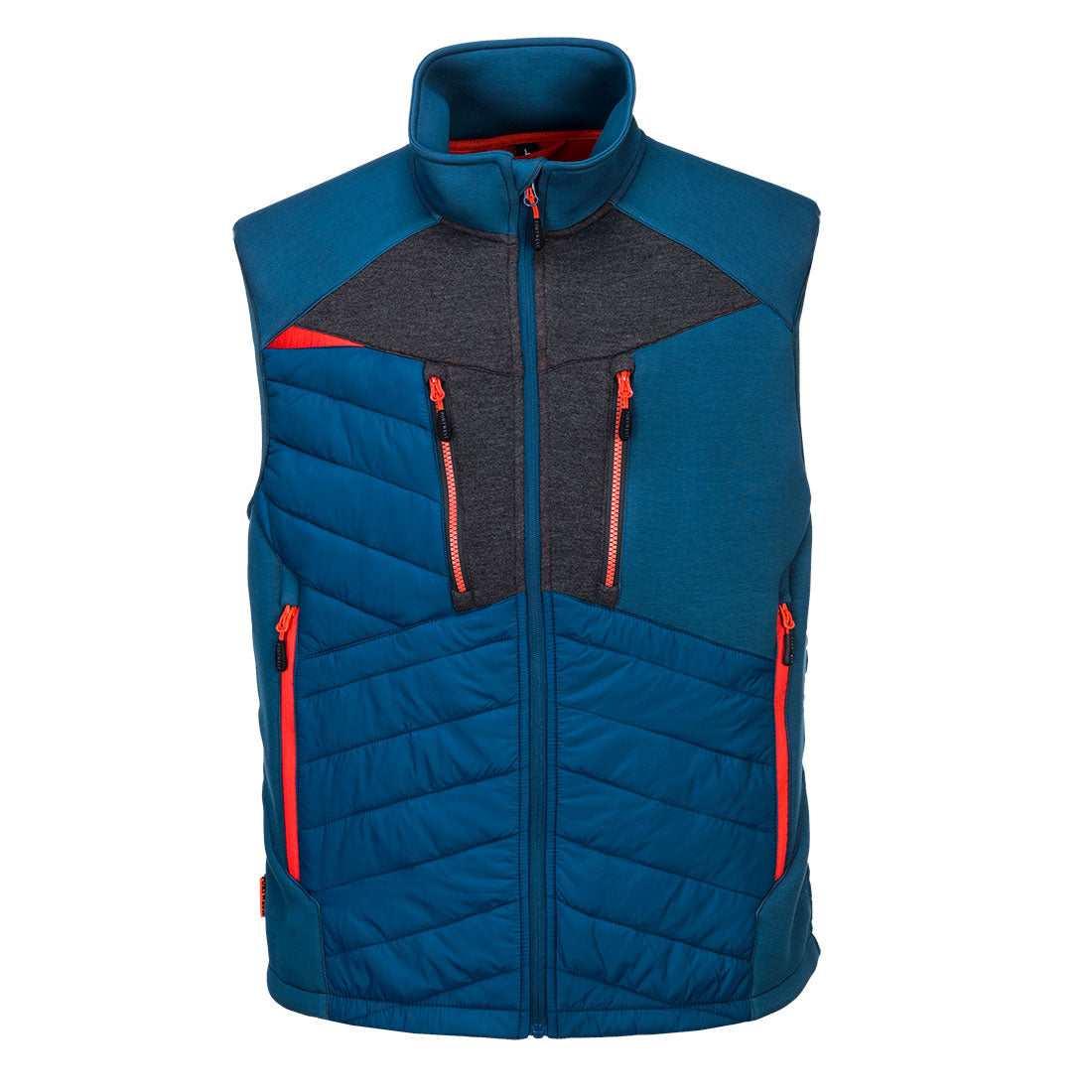 Portwest DX4 Hybrid Baffle Gilet in Metro Blue, image 2