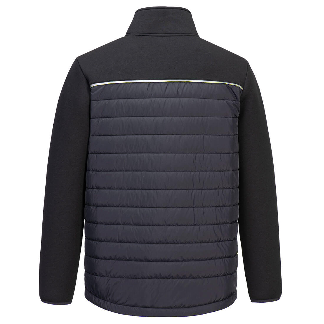 Portwest DX471 DX4 Hybrid Baffle Jacket in Black, back view