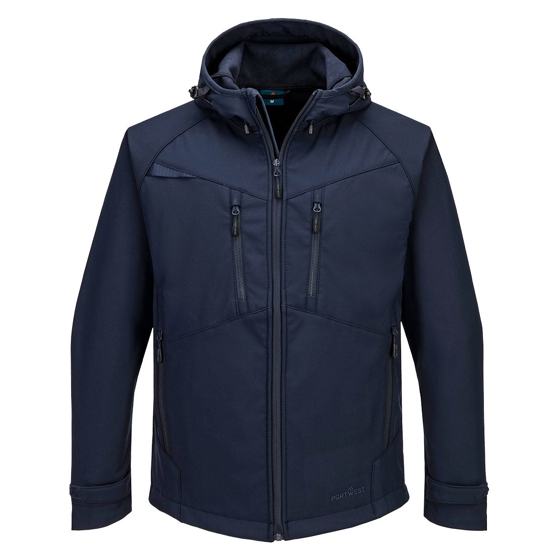 Portwest DX4 Hooded Softshell in All Navy, image 2