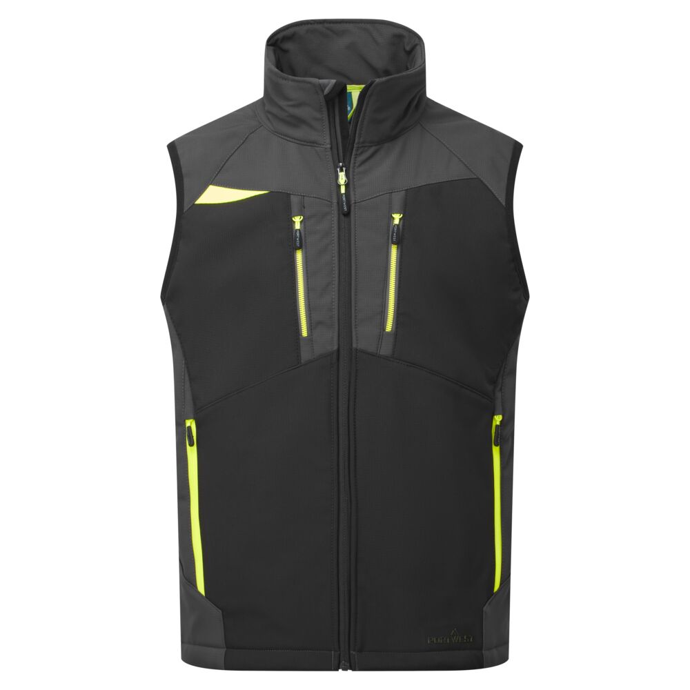 Portwest DX4 Softshell Bodywarmer in Metal Grey, image 2