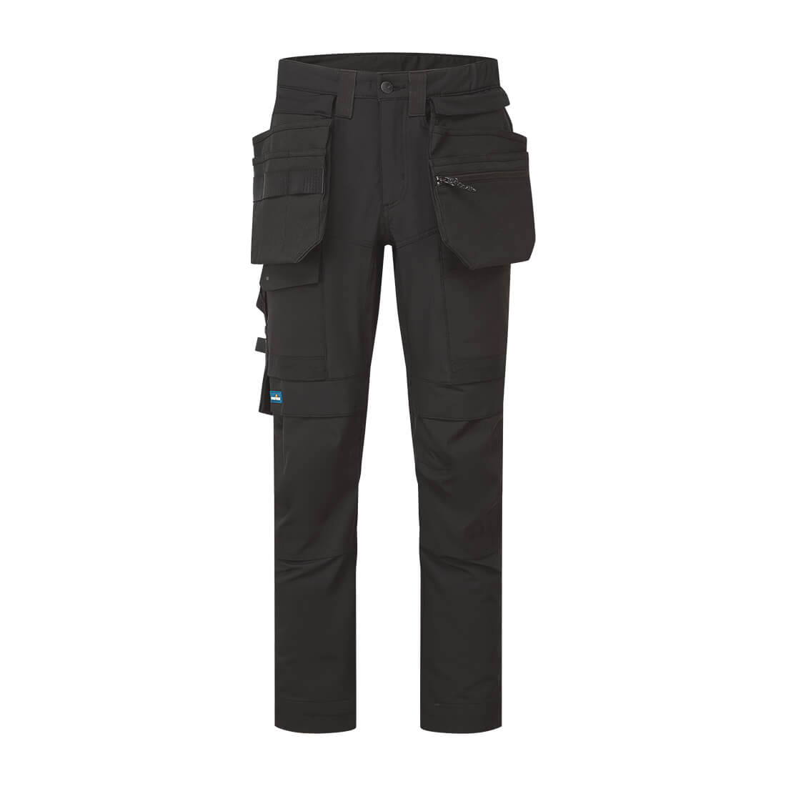 Portwest DX4 Evolution Stretch Detachable Holster Trousers in Black, main product image