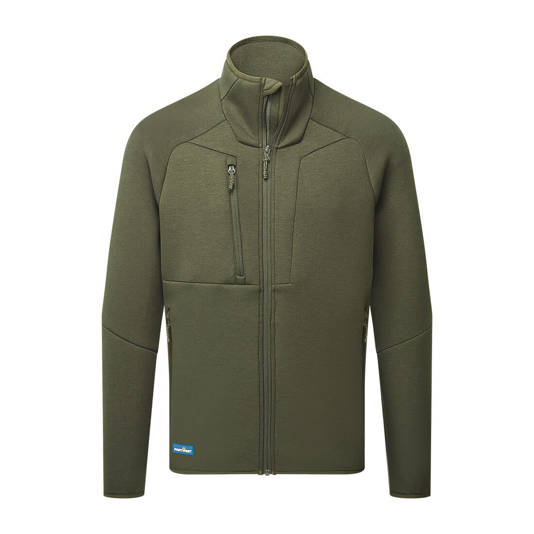 Portwest DX4 Evolution Zipped Sweatshirt in Forest Nights, image 2