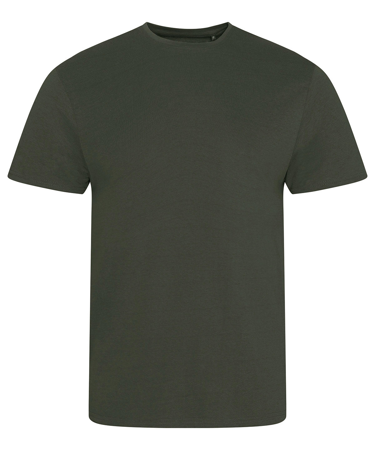 AWDis Ecologie Cascade organic tee in Olive Green, front view