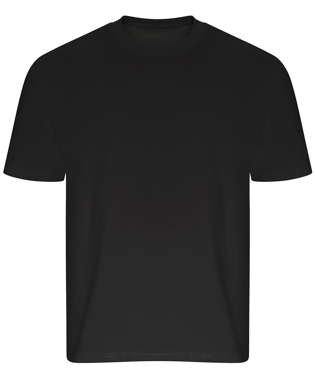 AWDis Ecologie Arrow recycled heavy oversized tee in Black, front view