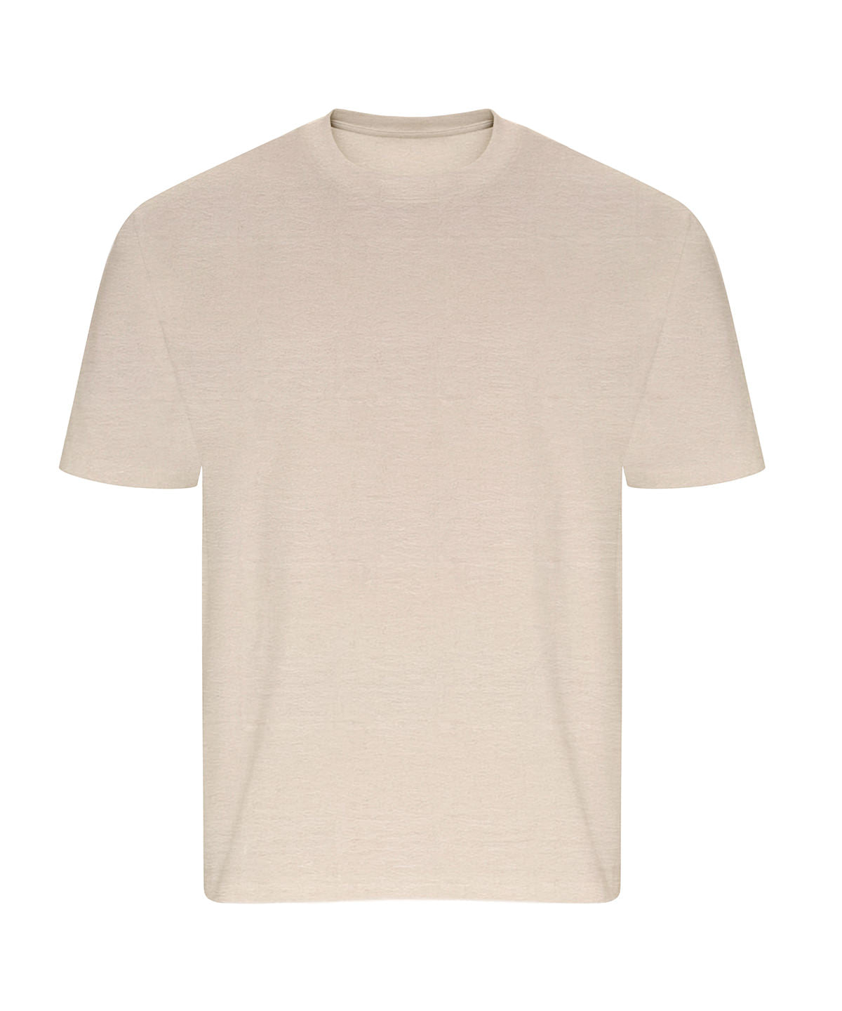 AWDis Ecologie Arrow recycled heavy oversized tee in Stone, front view