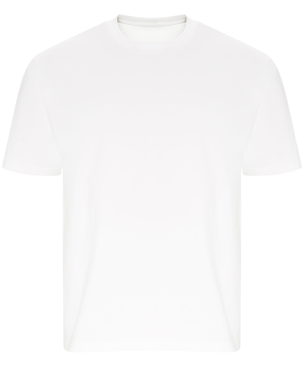 AWDis Ecologie Arrow recycled heavy oversized tee in White, front view